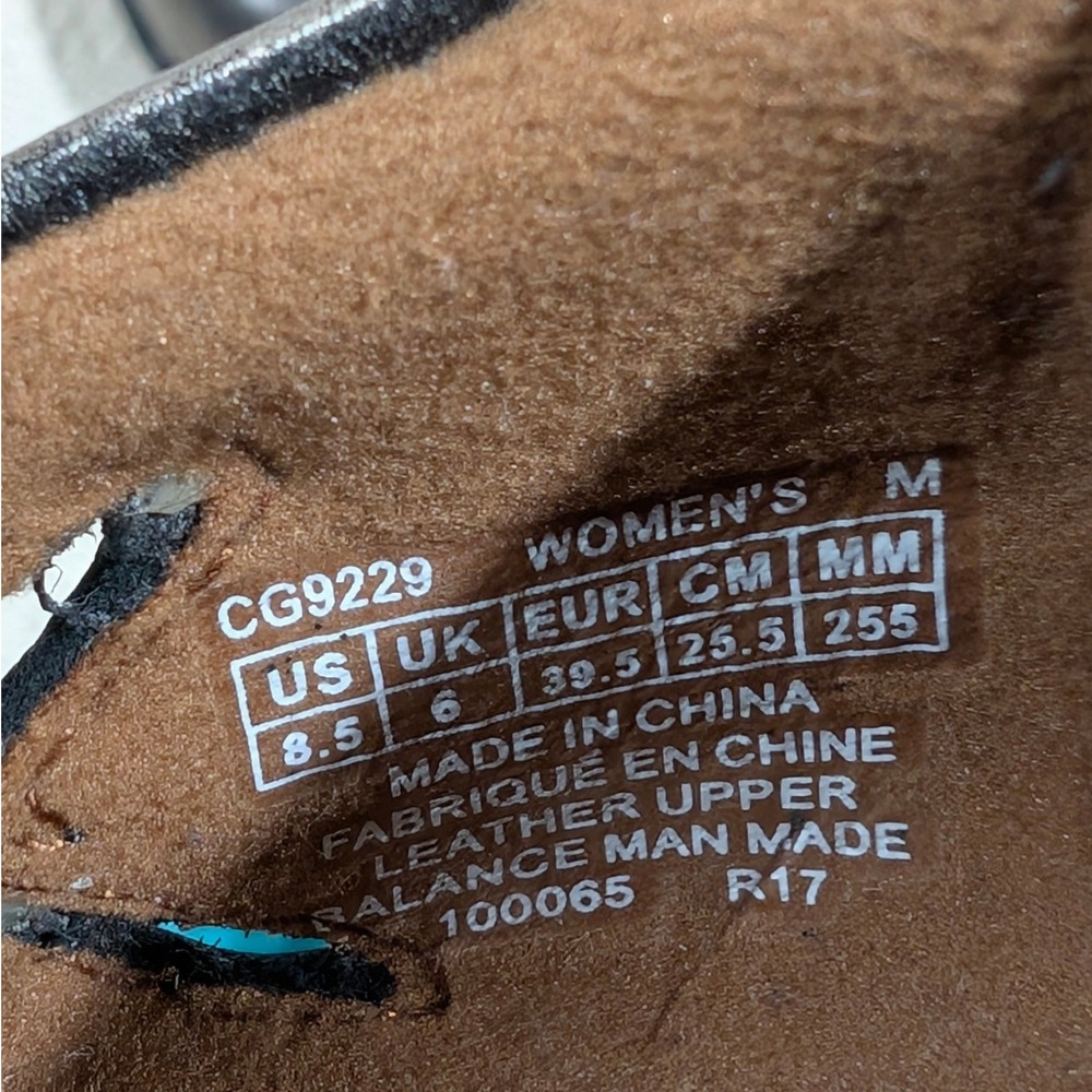 Rockport Metallic Pewter Bronze Leather Mary Jane Comfort Heels Velcro Strap 8.5 - Picture 6 of 12